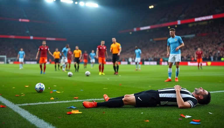 découvrez l'incident choquant survenu lors d'un match de football, interrompu après que l'arbitre de touche s'est effondré suite à sept arrêts cardiaques. détails sur l'événement et la réaction des secours.