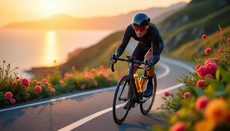 marius macé, cycliste passionné, crée sa propre boisson énergétique après ne pas avoir trouvé celle qui lui convient parfaitement.