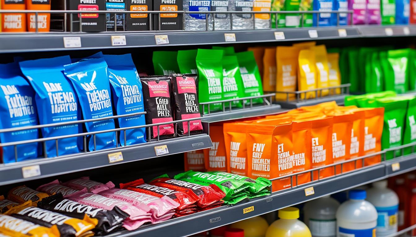 découvrez comment les sachets, gels et barres protéinés révolutionnent la nutrition sportive en s'imposant dans les rayons des grandes surfaces pour soutenir vos performances.