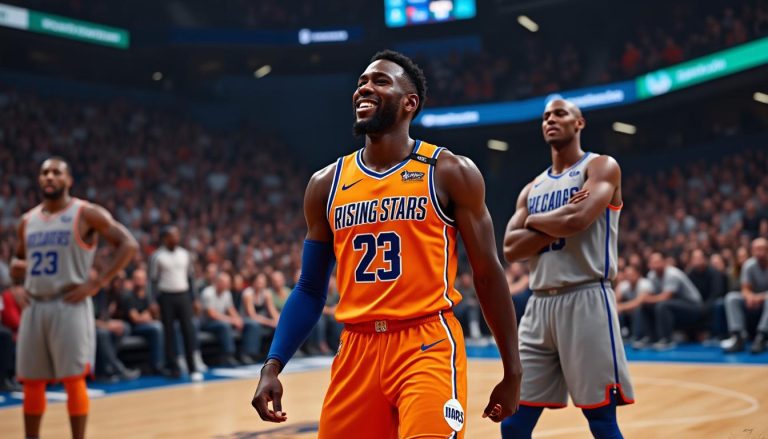 alexandre sarr sélectionné pour le nba rising stars, tandis que zaccharie risacher et maxime raynaud ne sont pas retenus pour l'événement.