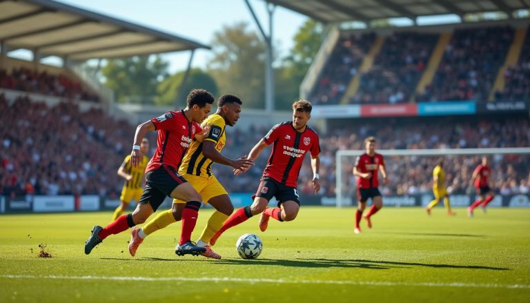 découvrez le match amical captivant entre en avant guingamp et le stade briochin lors de la trêve, une rencontre pleine de suspense et d'intensité.