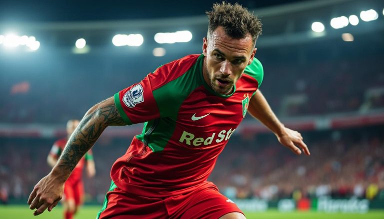 joachim eickmayer, milieu de terrain talentueux du red star, est sur le point de rejoindre les rangs du sporting, marquant une étape importante dans sa carrière.