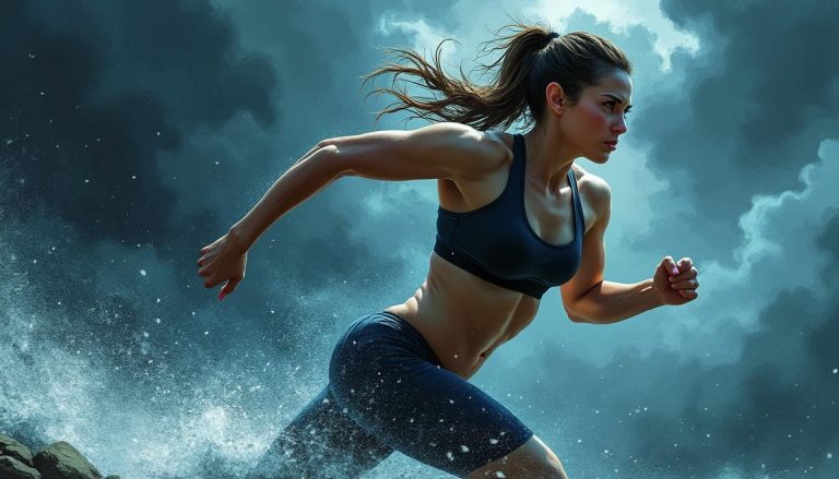 découvrez la métaphore saisissante de stéphanie gicquel qui compare la course avec une gastro à l'expérience des femmes, explorant force et résilience à travers un récit poignant.