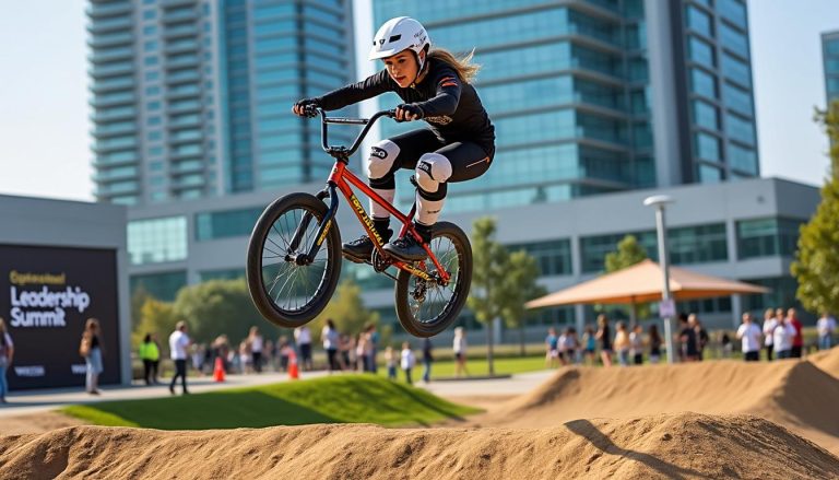 découvrez comment mila, 19 ans et championne de bmx, utilise sa formation en école de commerce pour attirer des sponsors et réussir dans le sport.