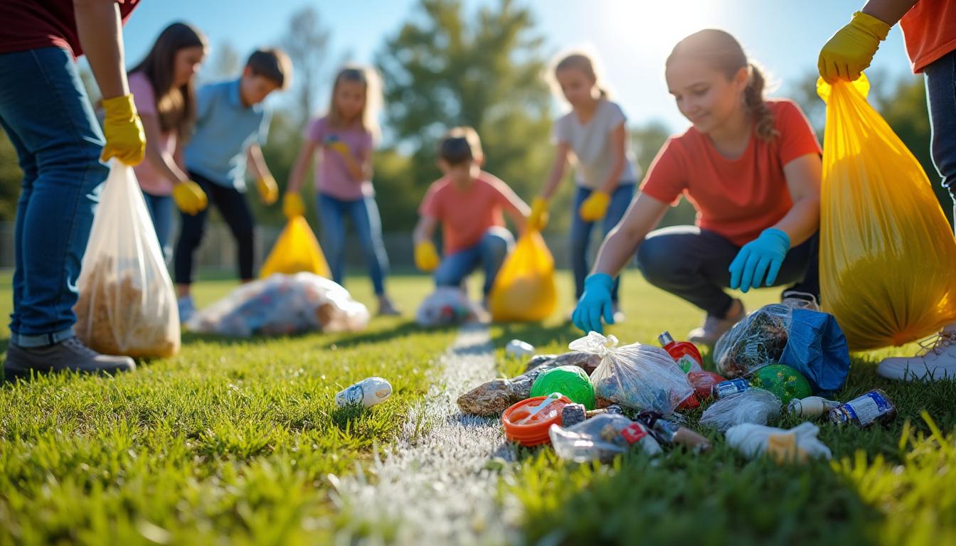 rejoignez la mobilisation collective pour un grand nettoyage au cœur du pôle sportif et contribuez à un environnement propre et agréable pour tous.