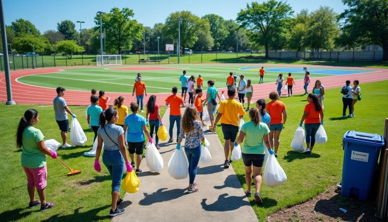 rejoignez la mobilisation collective pour un grand nettoyage au cœur du pôle sportif et contribuez à préserver un environnement propre et agréable pour tous.