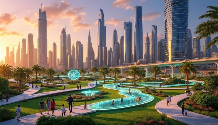 dubaï prévoit d'inaugurer 35 parcs innovants d'ici 2026, offrant des espaces modernes et écologiques pour le loisir et la détente.