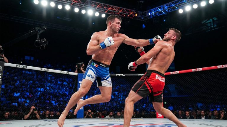 suivez en direct le combat très attendu entre kelly et wilson lors de l'événement pfl belfast. découvrez l'heure et la chaîne pour ne rien manquer de ce duel spectaculaire.