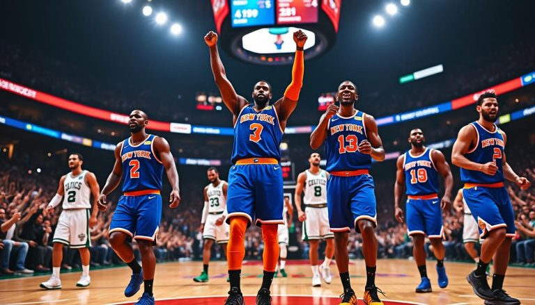 revivez la victoire des knicks contre les celtics et découvrez comment houston poursuit sa série impressionnante avec une 8e victoire consécutive en nba.