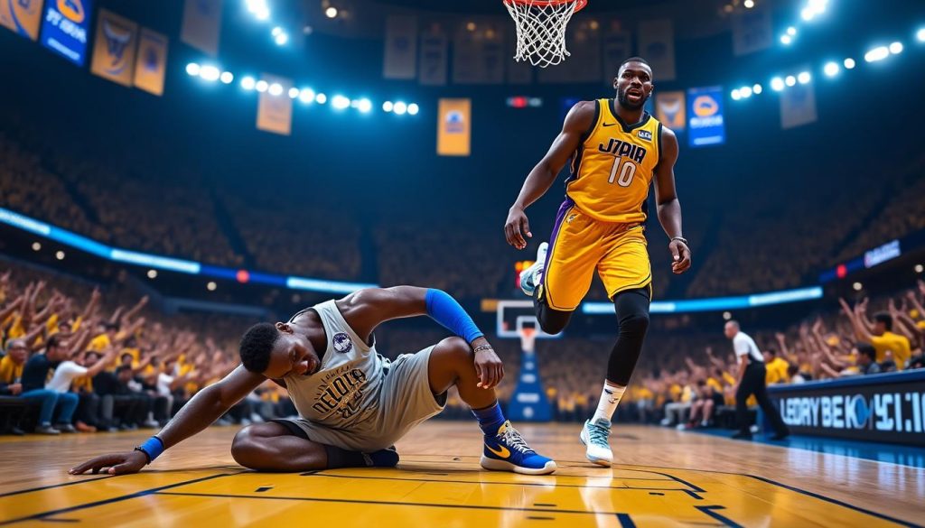 découvrez le résumé complet de la nuit du 7 avril en nba avec wembanyama blessé et la performance exceptionnelle de jokic.