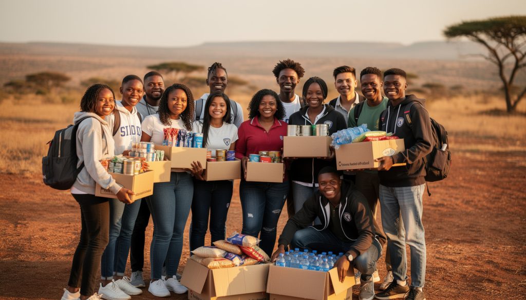 des lycéens se mobilisent et collectent près de 500 € pour lutter contre la faim en centre-afrique, soutenant une cause humanitaire essentielle.