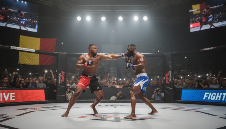 suivez en direct la pfl bruxelles avec les combats de habirora, lapilus et découvrez la carte mma belge en temps réel pour ne rien manquer de l'action.