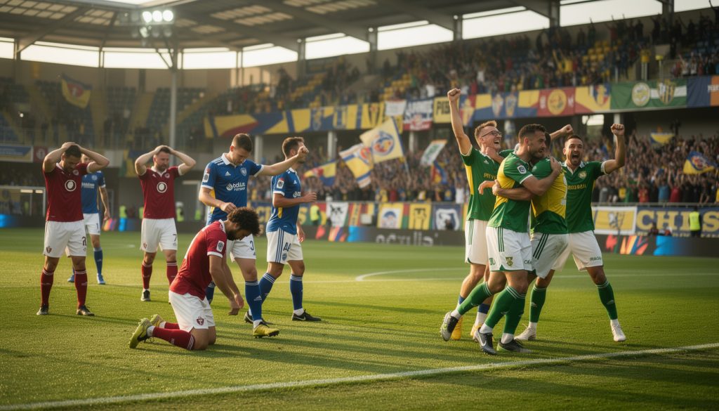 découvrez les derniers résultats du football : malgré les déceptions pour vire et dives cabourg, alençon et trouville deauville villers brillent avec des victoires éclatantes et dominent le classement.