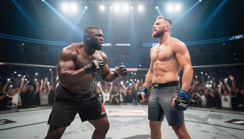 mma : découvrez le retour très attendu de francis ngannou et la victoire impressionnante de salahdine parnasse sous les projecteurs.