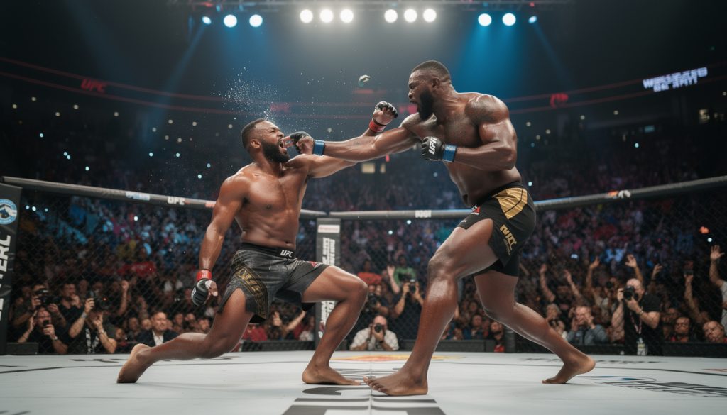 découvrez le retour spectaculaire de francis ngannou en mma avec un ko éclatant dès le premier round, marquant un comeback impressionnant dans le monde des arts martiaux mixtes.