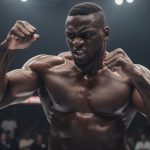 francis ngannou, champion de mma, prêt à relever tous les défis et affronter ses rivaux dans des combats épiques à travers le monde.