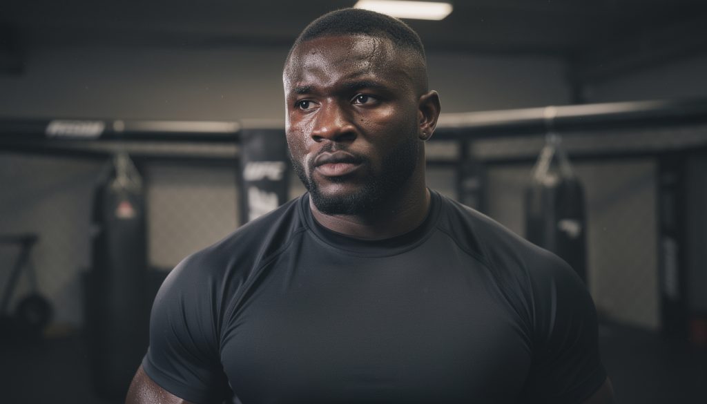 découvrez comment francis ngannou, à 39 ans, met en avant la force de son esprit plutôt que son âge pour continuer à se battre en mma.