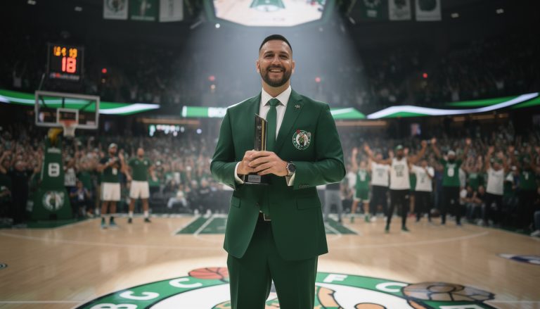 découvrez comment joe mazzulla a été couronné entraîneur de l'année en nba avec les boston celtics, une récompense méritée pour son leadership exceptionnel.