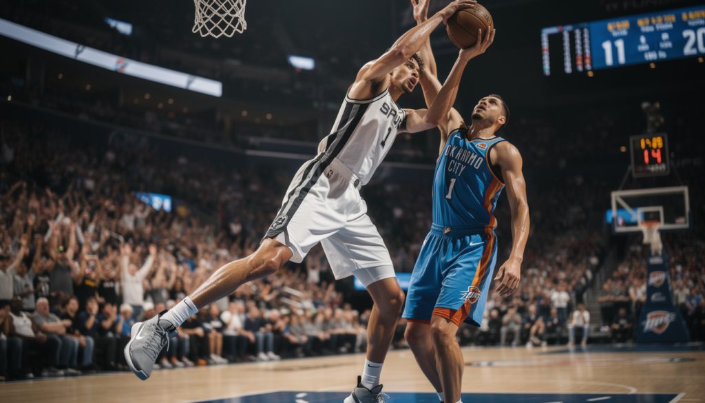 découvrez comment victor wembanyama a enflammé le parquet pour mener les spurs à une égalisation cruciale face à oklahoma city, forçant un match 7 décisif en nba.