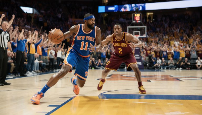 les knicks s'imposent face aux cavaliers lors des play-offs nba, prenant une avance décisive de 2-0 dans la série. découvrez les moments clés et analyses du match.