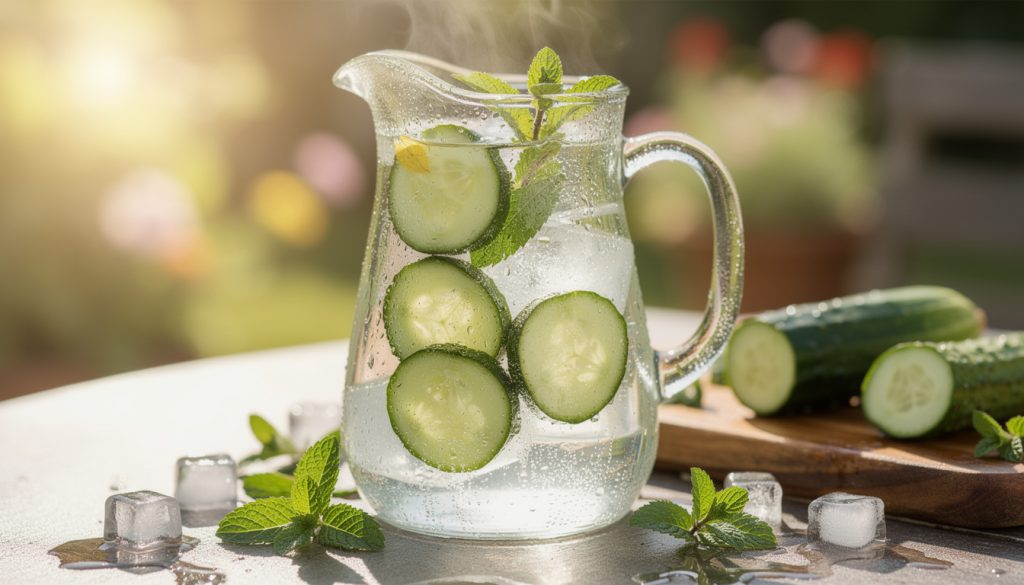 découvrez l'ingrédient surprenant à ajouter à votre eau durant la canicule pour rester parfaitement hydraté et frais tout au long de la journée.