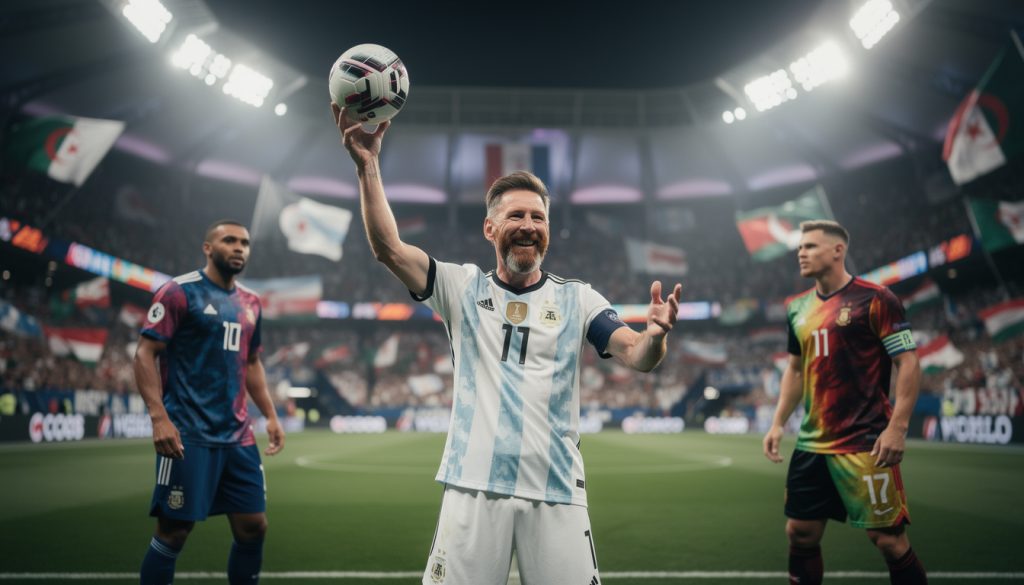 revivez le coup de maître de papy messi lors de la coupe du monde 2026, où il a dominé l'algérie avant de lancer un défi audacieux à mbappé et haaland.