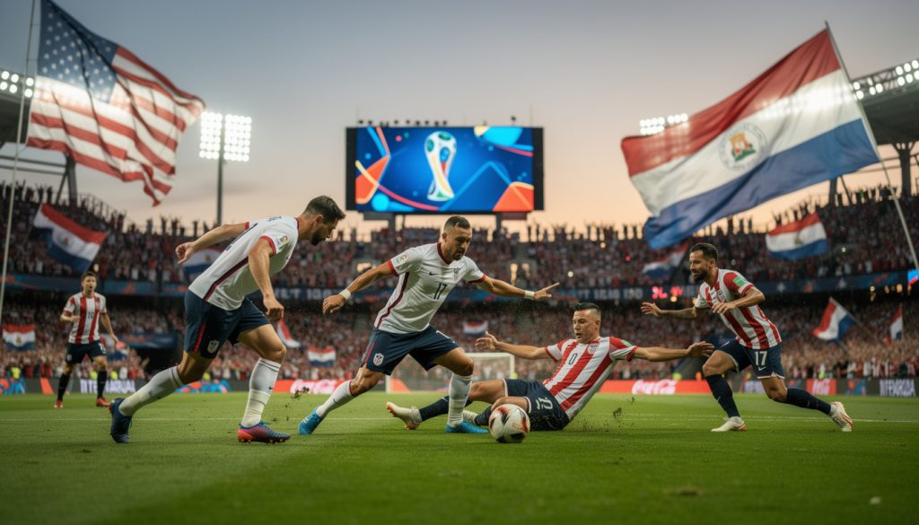 découvrez l'heure et la chaîne tv pour suivre en direct le match opposant les états-unis au paraguay lors de la coupe du monde. ne manquez rien de cette rencontre incontournable !