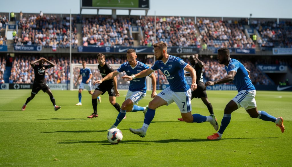 découvrez comment les équipes morbihannaises dominent la ligue bretonne de football avec la meilleure attaque, surmontant une pénalité de 2 points pour rester au sommet.