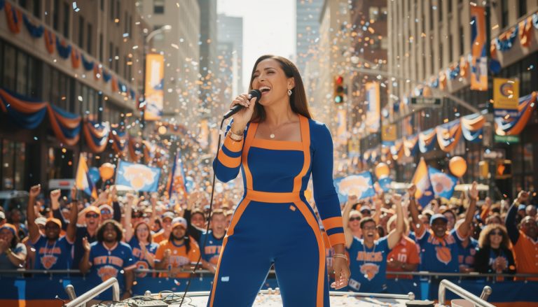 revivez la performance électrisante d'alicia keys lors de la parade des knicks, où elle a enflammé la foule avec son hymne emblématique « empire state of mind » (vidéo).