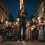 nba : victor wembanyama célèbre la fête de la musique à paris lors d'une soirée exclusive, mêlant sport et culture dans une ambiance unique.